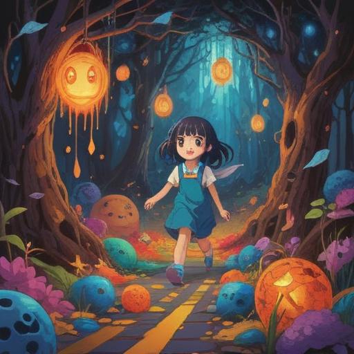 A child throwing a tantrum, vibrant colors, emotional expression, hidden spiritual symbolism, contrast between chaos and tranquility, delicate aura surrounding the child, playful background elements, depth of feelings, 4k