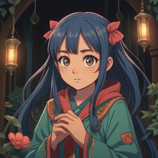 A serene scene depicting a younger sister feeling emotional distance from her older sister, subtle spiritual symbols in the background, soft lighting, gentle atmosphere, natural elements representing intuition, a feeling of careful reflection, expressive facial expressions conveying vulnerability, 4k