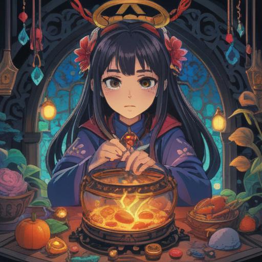 An enchanting illustration of a lucky charm symbolizing the perfect moment to quit a job, featuring a vibrant, ornate amulet with symbols of freedom and opportunity, surrounded by a serene desk environment, scattered papers and a clock showing the time of decision, soft sunlight filtering through a window, inspiring colors, whimsical elements, 4k