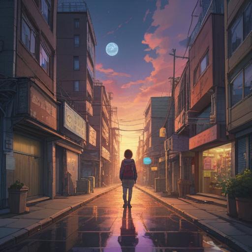 A serene and reflective scene depicting a person standing at a crossroads, symbolizing the decision to leave a job, ethereal light surrounding them, a forest in the background representing growth and new beginnings, soft colors conveying tranquility, an aura of spiritual awakening, thoughtful expression on the person's face, 4k