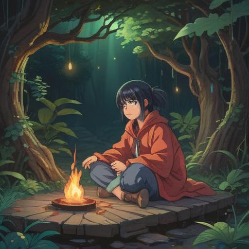 A serene and insightful illustration, depicting a person reflecting on their work mistakes, subtle light illuminating their thoughtful expression, symbols of growth and transformation surrounding them, a peaceful nature backdrop, gentle colors, ethereal atmosphere, emphasizing self-discovery and spiritual awakening, 4k