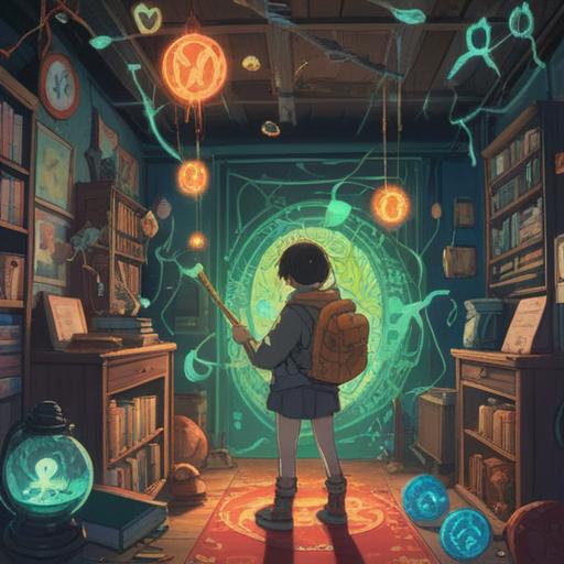 An illustration depicting a person experiencing work-related troubles, surrounded by ethereal symbols of hope and guidance, a glowing light in the background representing positivity, serene expressions on the character's face, soft rays illuminating their path, incorporating nature elements like trees and flowing water as metaphors for growth, a sense of tranquility and enlightenment, uplifting atmosphere, 4k