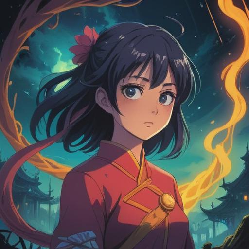 A mystical scene depicting the struggles of unfulfilling work, symbolic representation of obstacles, ethereal lighting conveying a sense of uncertainty, a figure looking toward a distant horizon, surrounded by papers and clocks, a blend of dark and light colors illustrating hope and despair, spiritual elements like aura or energy waves, serene yet contemplative atmosphere, rich details in the environment, capturing the essence of seeking purpose, 4k