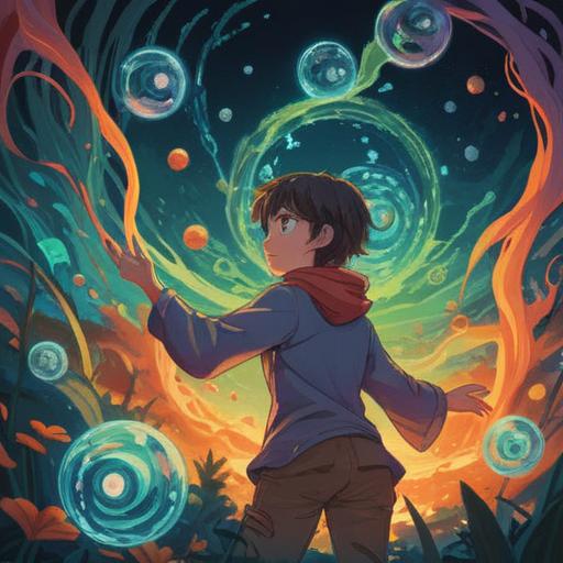 A serene and ethereal illustration of a person surrounded by swirling colorful energies, representing personal growth, glowing orbs of light symbolizing positive signs, a gentle aura enveloping the individual, tranquil nature elements in the background, a feeling of hope and transformation, soft and calming color palette, uplifting and inspirational vibe, 4k