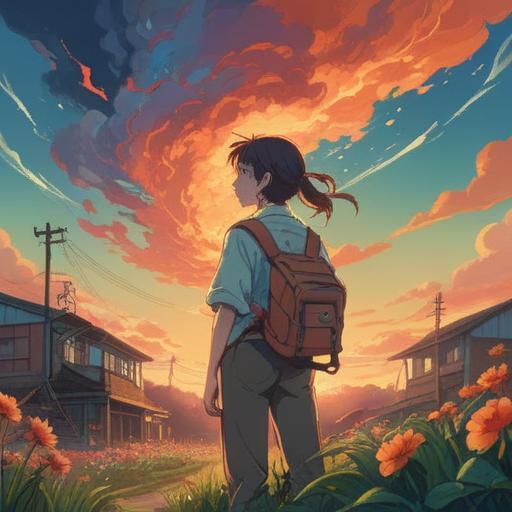 A serene and uplifting illustration depicting the transformative nature of work changes, a radiant sunrise symbolizing new beginnings, individuals embracing opportunities with joy, lush green landscape representing growth and renewal, soft ethereal lighting, harmonious colors, visual metaphors of spiritual signs, such as angelic motifs or glowing orbs, encouraging atmosphere, 4k