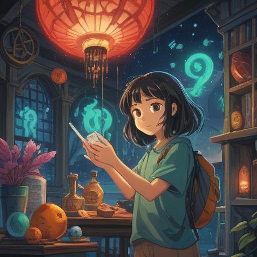 A serene and mystical illustration, a person receiving a glowing sign from the universe, symbols of luck and positivity, surrounded by gentle light and nature, a path leading towards opportunities, an aura of hope and clarity, harmonious colors, peaceful atmosphere, spiritual connection, 4k