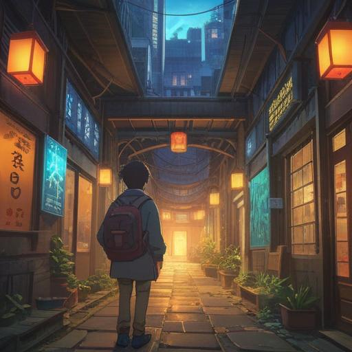 A serene and introspective scene depicting a person experiencing a moment of clarity amidst work-related challenges, ethereal light illuminating their path, symbols of hope and guidance around them, nature elements reflecting tranquility, a subtle aura of positive energy, peaceful expression, vibrant colors, 4k