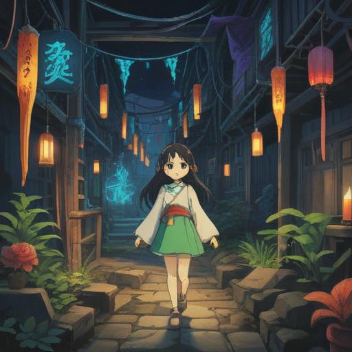 A mystical and serene illustration depicting the concept of 