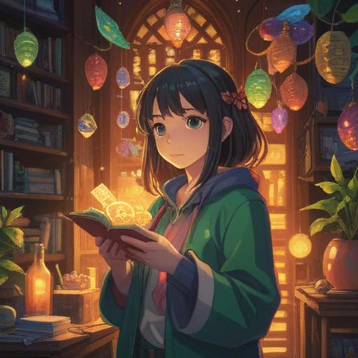 A person receiving a wallet as a gift, surrounded by soft glowing light, symbolizing abundance and prosperity, a serene atmosphere with gentle nature elements in the background, an expression of gratitude and joy on their face, spiritual symbols subtly integrated, 4k