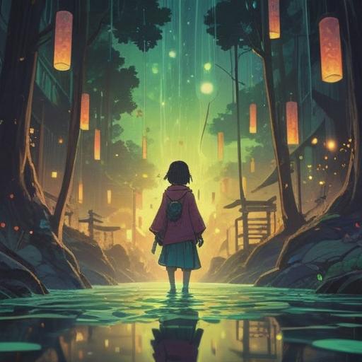 A serene and introspective illustration, depicting the last remaining element symbolizing spirituality, surrounded by ethereal light, gentle ripples of energy, a tranquil landscape with a soft-focus background, intricate patterns representing interconnectedness, a sense of calm and enlightenment, gentle colors blending harmoniously, 4k