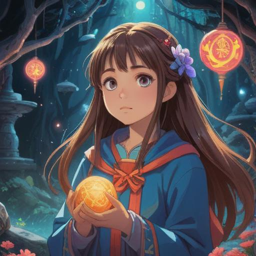 A mystical scene illustrating a person feeling unwell, surrounded by ethereal symbols of spiritual signs, soft glowing lights, auras and energies around them, nature elements such as fading flowers and drifting leaves, a sense of introspection and awareness, calming color palette, spiritual atmosphere, 4k