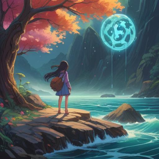 A serene illustration of a lucky stone, calming colors, mystical aura, surrounded by soft light, gentle waves of energy, symbolizing health and vitality, placed on a natural stone surface, subtle background of leafy plants, tranquil atmosphere, 4k