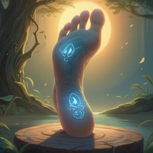 左足の裏のスピリチュアルな意味を解説