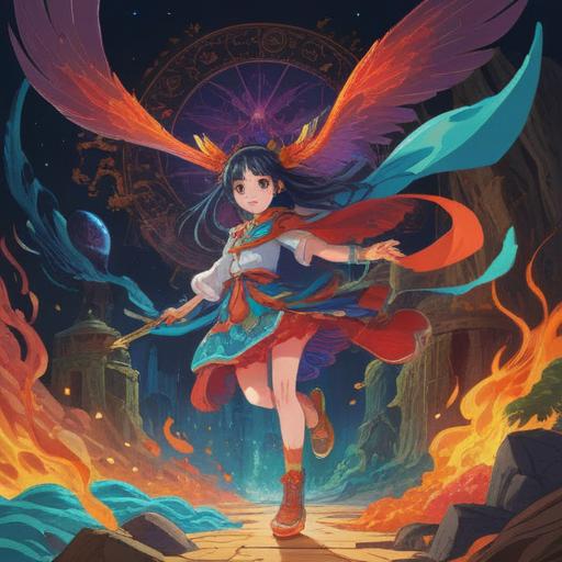 A spiritual lucky item related to the sole of the left foot, intricate design, vibrant colors, symbolic features, mystical elements, cultural significance, enchanting aura, textured details, harmonious composition, 4k