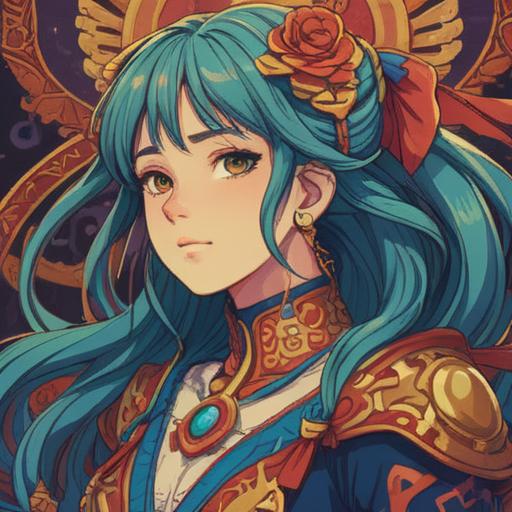 A serene and mystical illustration of a spiritual lucky charm designed to relieve left neck pain, featuring an ornate amulet with calming colors, surrounded by gentle light, symbols of healing and tranquility, a peaceful setting with soft clouds, and soothing nature elements like flowing water and lush greenery, harmonious atmosphere, inviting energy, 4k