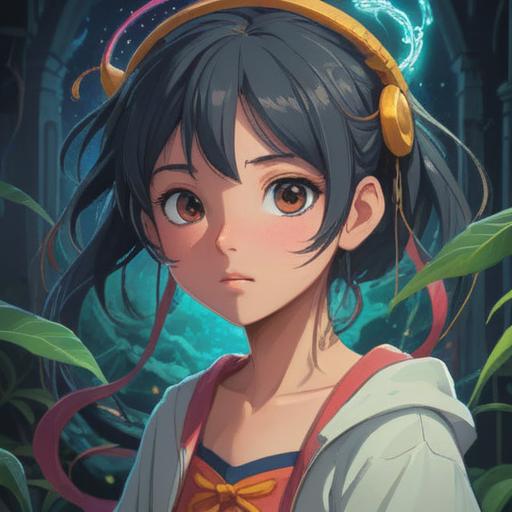 A serene and mystical scene depicting a person experiencing a gentle ringing in their left ear, surrounded by ethereal light and vibrant energy, symbols of spiritual awakening, nature elements like trees and flowers in harmony, a calming atmosphere, representing positive signs and enlightenment, 4k