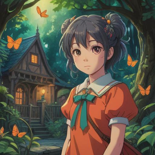 A whimsical illustration featuring a charming lucky item designed to lighten the weight on the left shoulder, vibrant colors, a serene outdoor setting, gentle sunlight filtering through leaves, a character smiling as they hold the lucky item, intricate details showcasing the item’s unique design, peaceful atmosphere, 4k