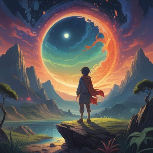 A thought-provoking illustration depicting spiritual signs, a serene landscape, a figure holding their left side in discomfort, ethereal glowing symbols around them, nature elements symbolizing healing, tranquil colors, introspective mood, surrounded by gentle light, 4k