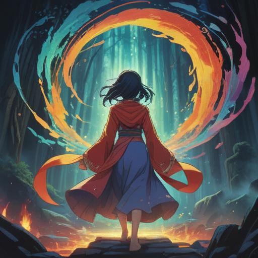 A mystical representation of the left hip symbolizing spiritual connection, vibrant energy flowing from the hip, ethereal light surrounding the figure, a silhouette meditating under a full moon, nature elements like trees and flowers enhancing the spiritual essence, soft and glowing hues, serene atmosphere, 4k