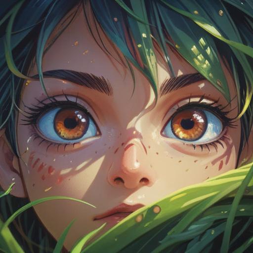 A serene and mystical illustration, a close-up of an eye with a raised eyebrow, ethereal glow surrounding the eyebrow, symbolic light representing spiritual awareness, soft pastel colors, a subtle aura indicating the need for attention, dreamlike background with faint spiritual symbols, peaceful mood, 4k