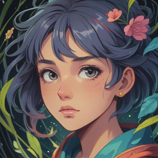 A conceptual illustration portraying a person gently scratching their left eyebrow, surrounded by calm and soothing elements, tranquil colors, a serene environment, visual representation of self-care and mindfulness, subtle expressions of relief and comfort, harmonious atmosphere, symbolic details like soft pillows and soothing tea, 4k