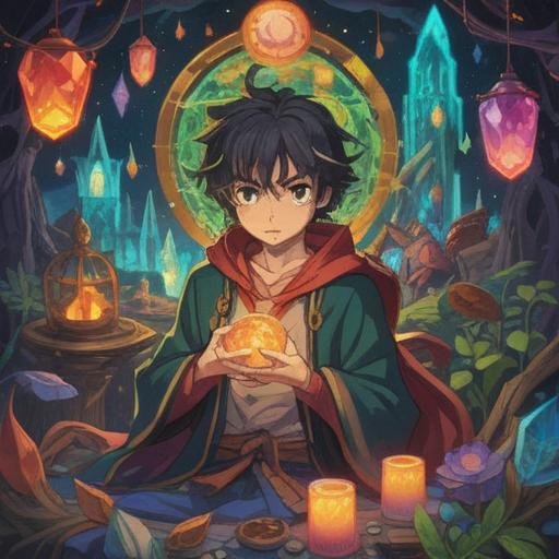 A spiritual lucky item for relieving left chest pain, vibrant crystals glowing softly, calming herbal elements surrounding it, a serene atmosphere with light rays shining down, harmonious colors blending together, a subtle aura of healing energy, symbolic representations of comfort and support, detailed design of the item, 4k