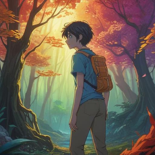 A serene illustration depicting a person experiencing left-side lower back pain, surrounded by calming natural elements, ethereal light emanating from the back, symbolic visuals of healing and spirituality, gentle colors, a tranquil setting, spiritual symbols representing positive energy, 4k