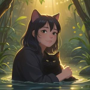 黒猫がなつく時のスピリチュアルな意味を解説