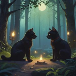 黒猫3匹が見えるスピリチュアルな意味を解説