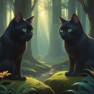 黒猫が2匹現れた時のスピリチュアルな意味を解説