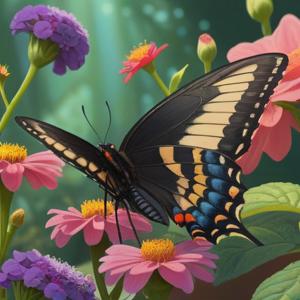 黒のアゲハ蝶とスピリチュアルな意味を解説