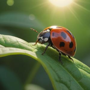 黒に赤のてんとう虫が持つスピリチュアルな意味を解説