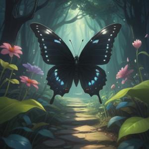 黒い蝶が横切る時のスピリチュアルな意味を解説